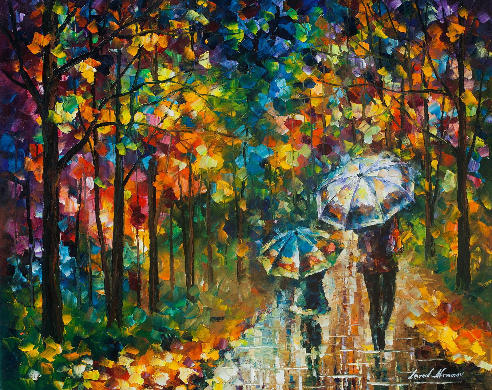 The Rain Of Childhood Limited Edition 1/25 by Leonid Afremov: The Rain Of Childhood Limited Edition 1/25 by Leonid Afremov Introducing 'The Rain Of Childhood', a limited edition giclee artwork by renowned artist Leonid Afremov. This exquisite piece is part of a