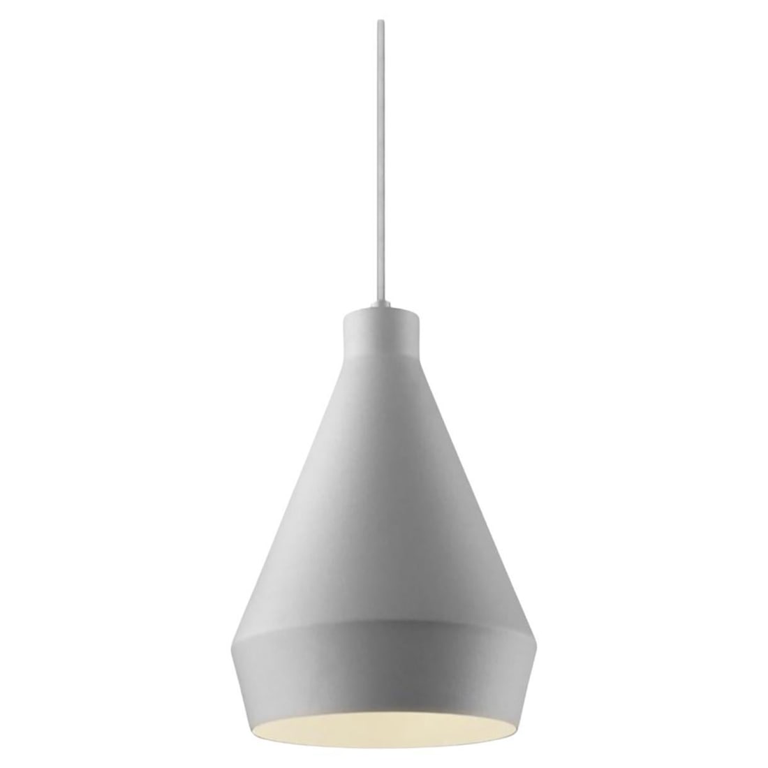 Robert Sonneman Koma Taisho Pendant Light in Satin Aluminum: Robert Sonneman Koma Taisho Pendant Light in Satin Aluminum Illuminate your space with the Koma Taisho Pendant designed by Robert Sonneman, a striking example of Mid-Century Modern style. This pendant