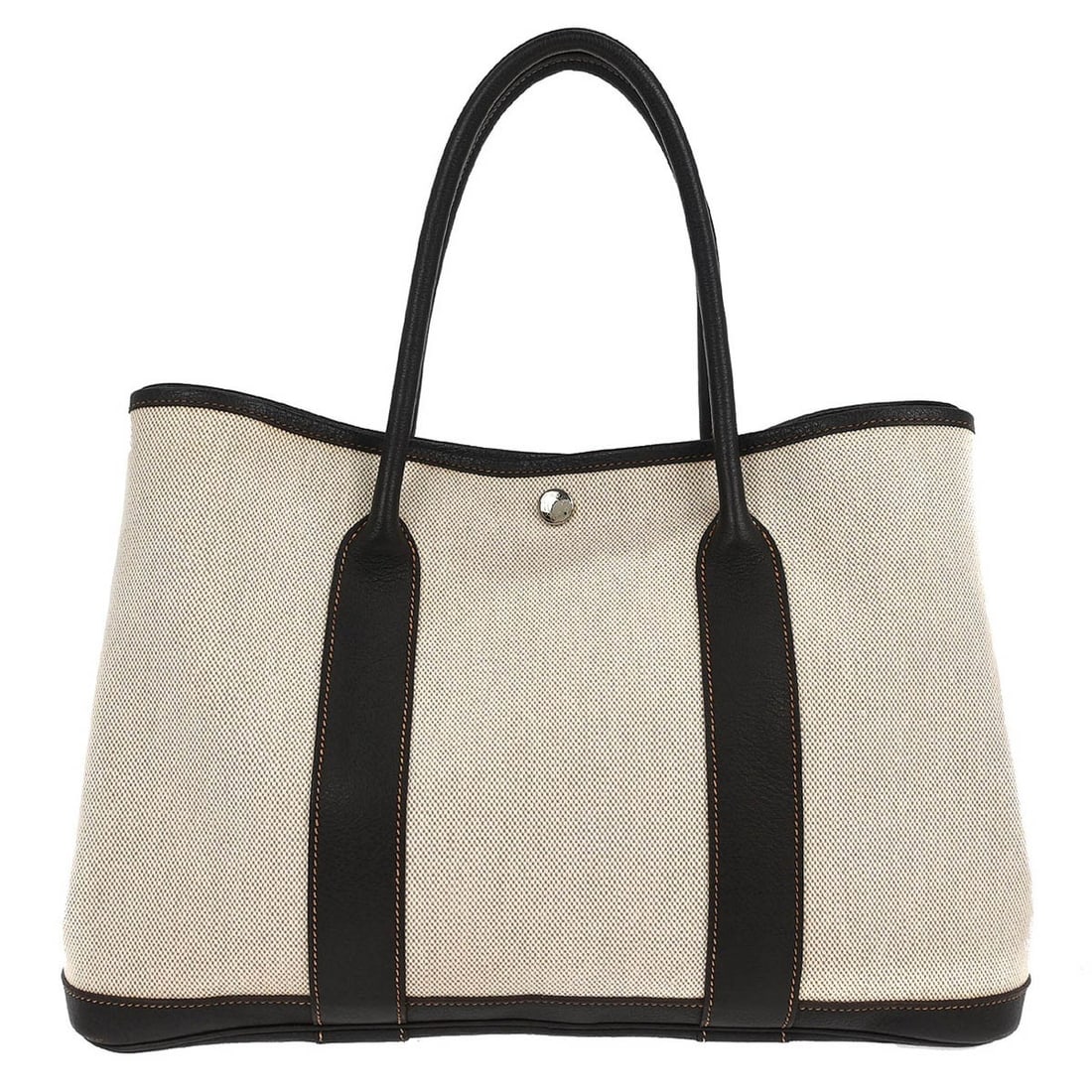 Hermes Beige Toile H Garden Party 36 PM Tote Bag: Hermes Beige Toile H Garden Party 36 PM Tote Bag Introducing the Hermes Beige Toile H Buffalo Garden Party 36 PM Tote Bag, a perfect blend of style and functionality. This medium-sized tote bag featur