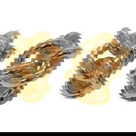 Christian Dior Gold Metal Earrings Authentic BS29162: Christian Dior Gold Metal Earrings Authentic BS29162 Elevate your accessory collection with these stunning Christian Dior gold earrings. Crafted from durable metal, these earrings showcase a luxurious