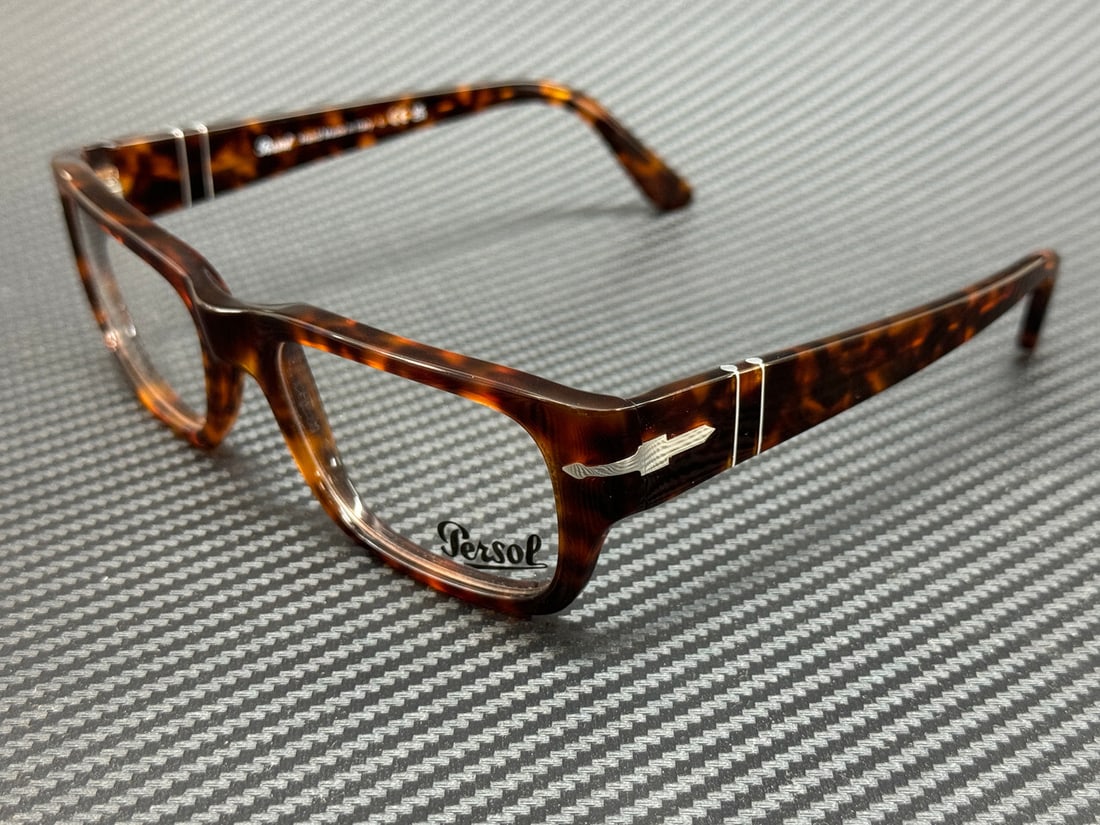 Persol PO3347V 24 Brown Havana Unisex Eyeglasses with Authenticity: Persol PO3347V 24 Brown Havana Unisex Eyeglasses with Authenticity Elevate your eyewear collection with these stylish Persol PO3347V 24 eyeglasses. Featuring a chic Brown Havana frame, these unisex gl