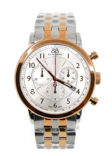 88 Rue Du Rhone Stainless Steel Quartz Watch 87wa140020 With Box
