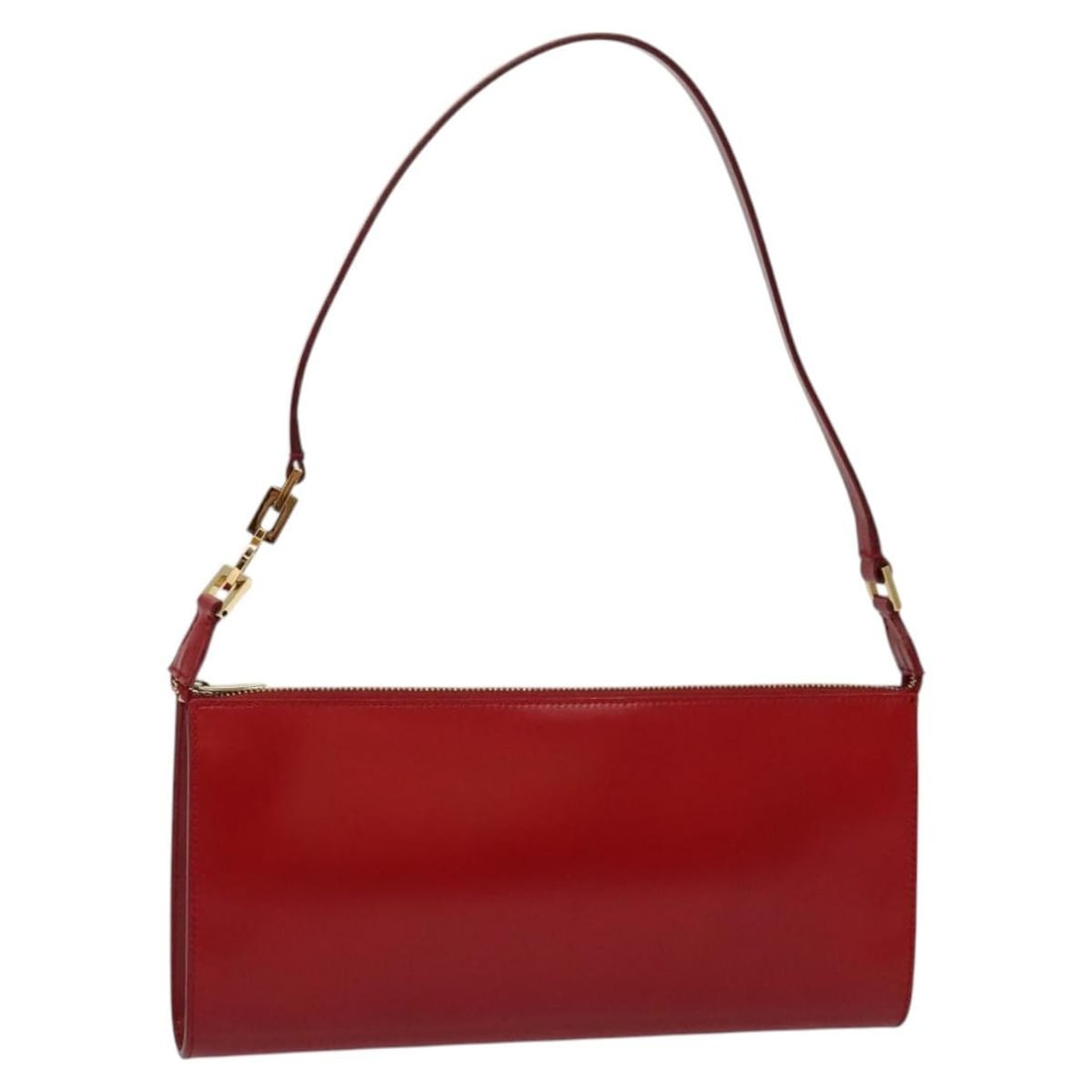 Salvatore Ferragamo Gancini Red Gold Leather Shoulder Bag Italy: Salvatore Ferragamo Gancini Red Gold Leather Shoulder Bag Italy Enhance your style with this Salvatore Ferragamo Gancini Shoulder Bag, crafted from luxurious leather in a striking red and gold color c