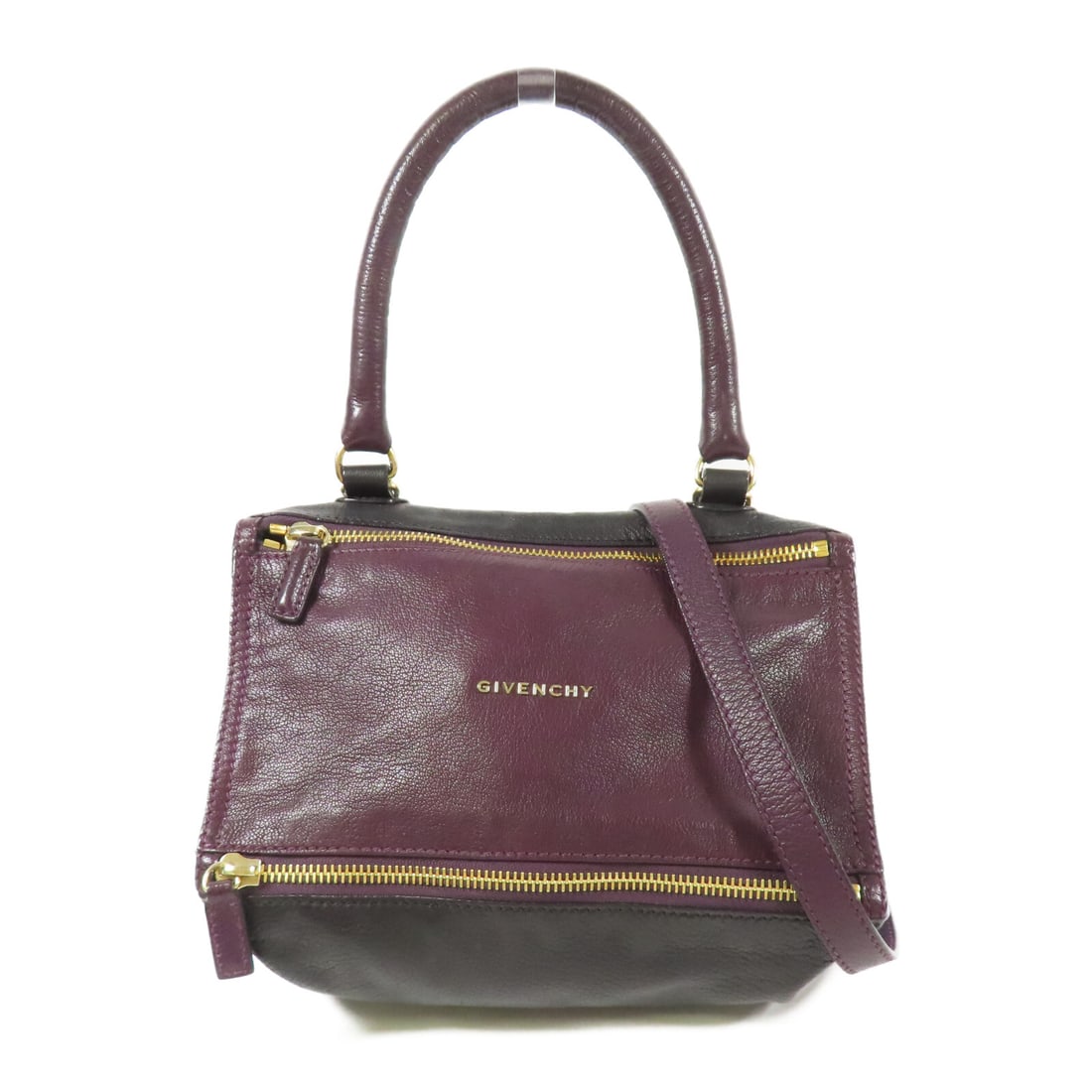 GIVENCHY 2way Shoulder Bag Black Calfskin Leather GHW: GIVENCHY 2way Shoulder Bag Black Calfskin Leather GHW Elevate your style with this GIVENCHY 2way Shoulder Bag, expertly crafted from luxurious calfskin leather in a sophisticated black hue. Designed f