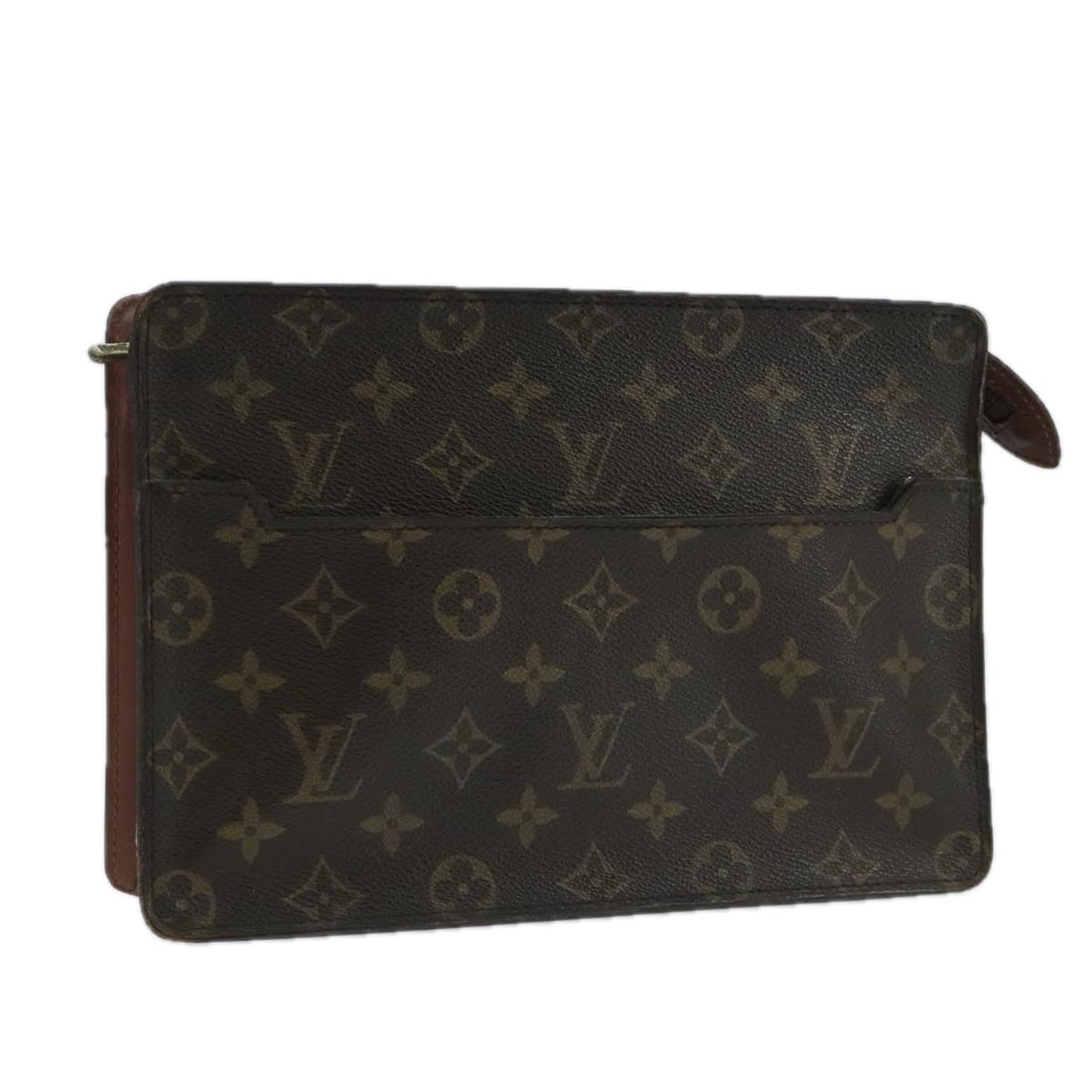 Louis Vuitton Monogram Pochette Homme Clutch Bag M51795 Authentic: Louis Vuitton Monogram Pochette Homme Clutch Bag M51795 Authentic This authentic Louis Vuitton Monogram Pochette Homme Clutch Bag is a stylish accessory for any occasion. Crafted from durable Monogram