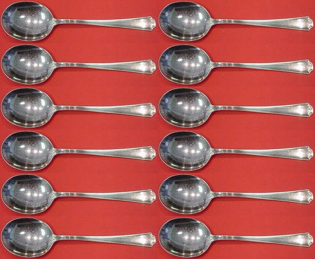 Gorham Sovereign Old Sterling Silver Cream Soup Spoon 3/8 Inches