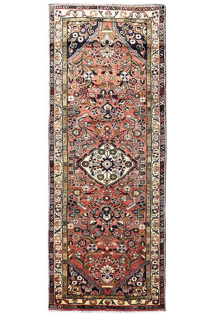 Persian Tribal Runner Rug 3.8 x 10.5 Love Birds Handmade Iran: Persian Tribal Runner Rug 3.8 x 10.5 Love Birds Handmade Iran This exquisite Persian tribal runner rug measures 3.8 feet in width and 10.5 feet in length, making it a perfect addition to any space. Ha