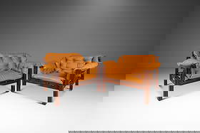 Mid-Century Modern Amazonas Chairs Set by Jean Gillon for Italma Brazil: Mid-Century Modern Amazonas Chairs Set by Jean Gillon for Italma Brazil Discover a stunning set of two 'Amazonas' lounge chairs designed by Jean Gillon for Italma, crafted in Brazil during the 1970s.