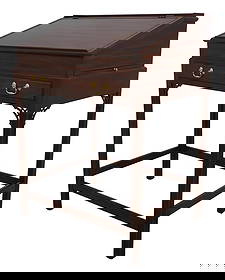 Henkel Harris Moore Mahogany Slant Top Architects Desk Chippendale Style: Henkel Harris Moore Mahogany Slant Top Architects Desk Chippendale Style This Henkel Harris Moore Mahogany Slant Top Architect's Desk is a stunning piece that combines functionality with classic desig