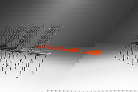 Set of 4 Arthur Umanoff Grenada Wrought Iron Dining Chairs 1960s Orange Velvet: Set of 4 Arthur Umanoff Grenada Wrought Iron Dining Chairs 1960s Orange Velvet This set of four Arthur Umanoff Grenada Collection dining chairs, crafted in the 1960s, showcases a striking blend of sty