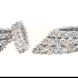 Harbor Diamonds 3.00 Carat Diamond Wedding Band in 14K White Gold