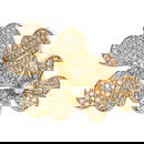 Harbor Diamonds Double Flower Diamond Ring 1.39 Carats 14K Yellow Gold