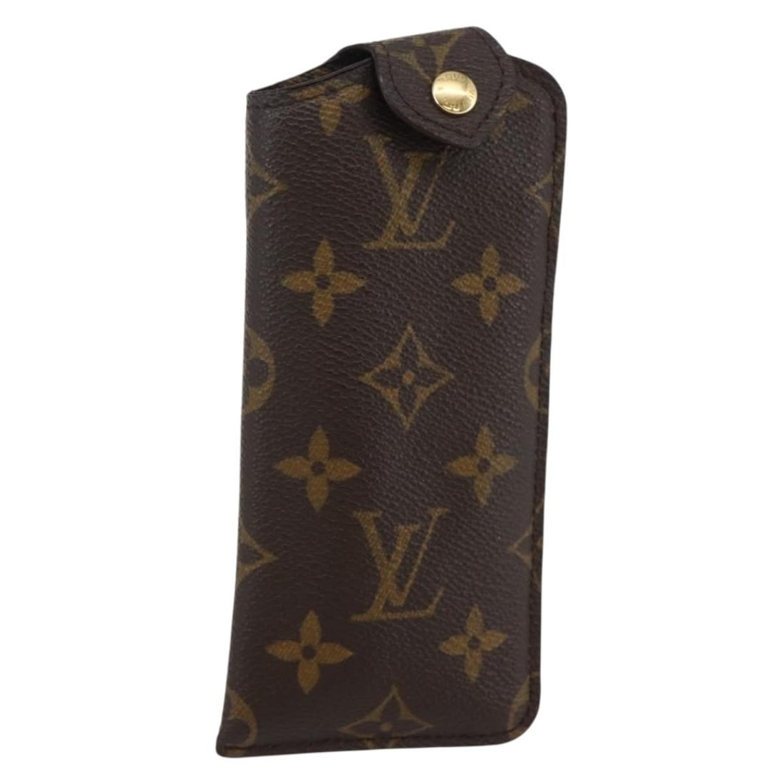 LOUIS VUITTON Monogram Etui Lunette PM Glasses Case M66545 Auth: LOUIS VUITTON Monogram Etui Lunette PM Glasses Case M66545 Auth This authentic Louis Vuitton Monogram Etui Lunette PM Glasses Case is a stylish accessory for your eyewear. Crafted in France from durab