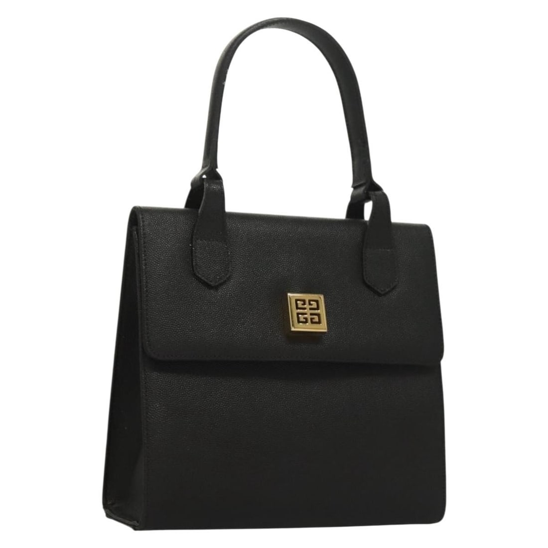 GIVENCHY Black Gold Leather Hand Bag Made in Italy Auth: GIVENCHY Black Gold Leather Hand Bag Made in Italy Auth This GIVENCHY hand bag is a luxurious accessory crafted from high-quality leather, showcasing a stunning black and gold color combination. With