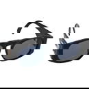 CHANEL COCO Mark Matelasse Black Plastic Sunglasses Auth Italy