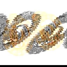 Christian Dior Gold Metal Earrings Made in Germany: Christian Dior Gold Metal Earrings Made in Germany This exquisite pair of Christian Dior earrings features a stylish design crafted from metal in a stunning gold color. Made in Germany, these earrings