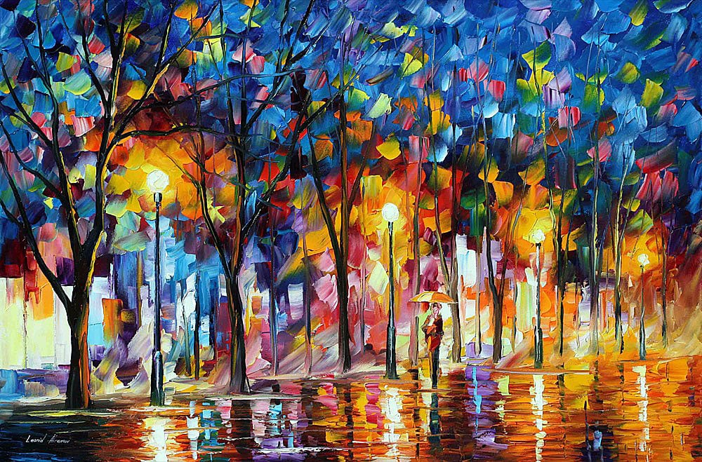 Night Pink Mood Limited Edition Giclee 1/25 by Leonid Afremov: Night Pink Mood Limited Edition Giclee 1/25 by Leonid Afremov Presenting 'Night Pink Mood,' a stunning limited edition artwork by renowned artist Leonid Afremov. This exquisite giclee is hand-painted
