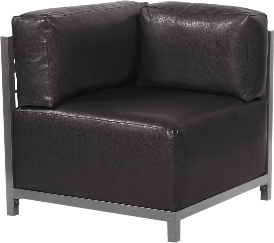 Contemporary Avanti Corner Chair by Howard Elliott Titanium Frame: Contemporary Avanti Corner Chair by Howard Elliott Titanium Frame Introducing the Modern Avanti Corner Chair, a stylish addition to your living space, featuring a robust titanium frame and hand-finish