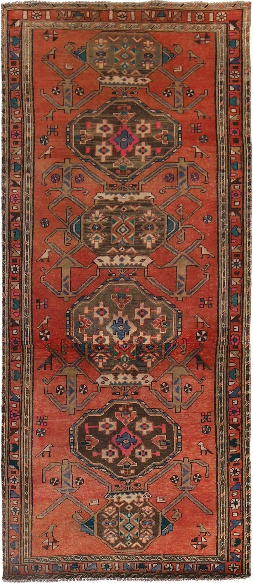 3.6 x 8.5 Handwoven Tribal Persian Runner Rug Wool Iran: 3.6 x 8.5 Handwoven Tribal Persian Runner Rug Wool Iran Discover the beauty of the 3.6 x 8.5 Tribal Traditional Persian Runner Rug, a stunning piece that showcases the exquisite artistry of Persian we