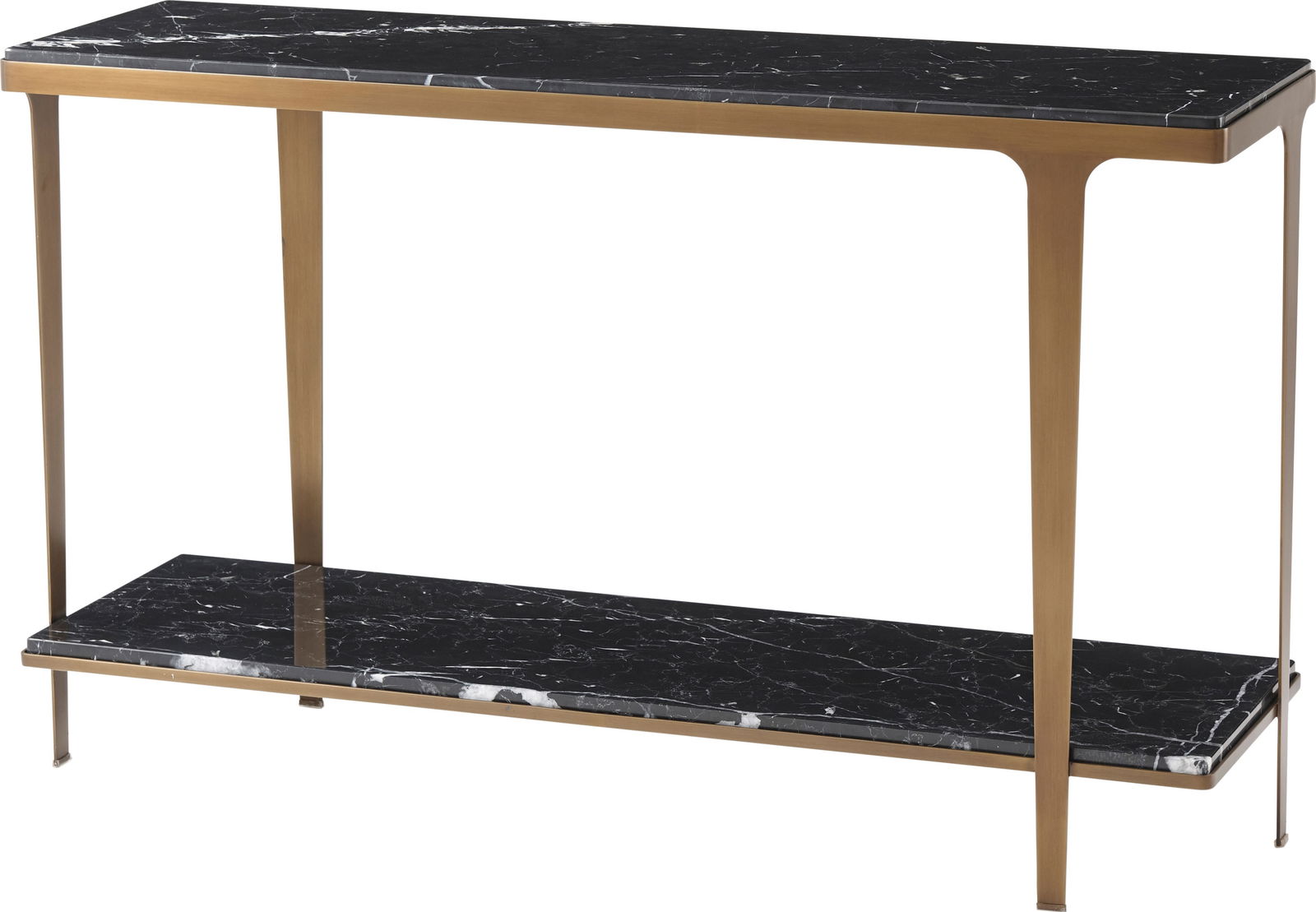 Theodore Alexander Gennaro Marble Top Console Table: Theodore Alexander Gennaro Marble Top Console Table This elegant console table features a stunning marble top, perfect for adding a touch of sophistication to any entryway or living space. Crafted fro