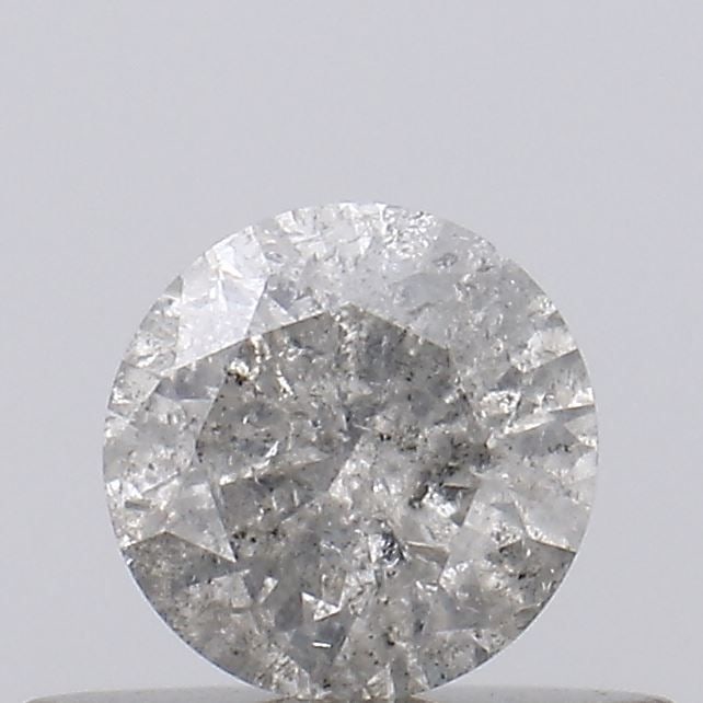 Loose Diamond - ROUND 0.31ct Salt and Pepper I3: Loose Diamond - ROUND 0.31ct Salt and Pepper I3 Source: Natural Shape: ROUND Carats: 0.31 Color: Salt and Pepper Certification: NONE Video: