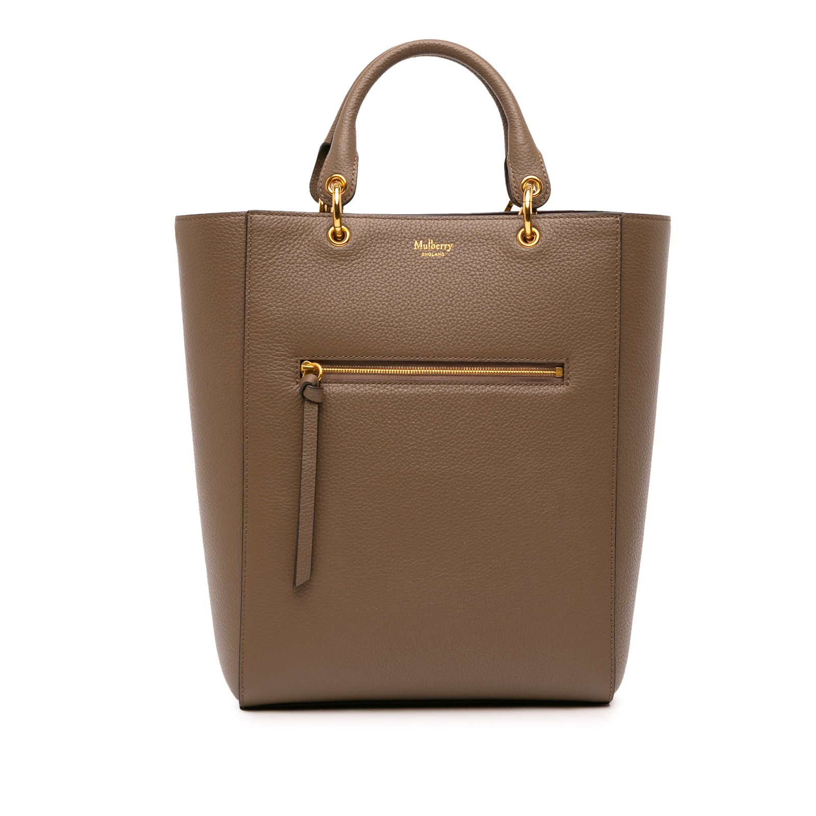 Mulberry Classic Grain Calfskin Maple Tote Brown Leather Bag: Mulberry Classic Grain Calfskin Maple Tote Brown Leather Bag The Mulberry Classic Grain Calfskin Maple Tote is a stylish accessory crafted from high-quality leather. This tote features a leather body