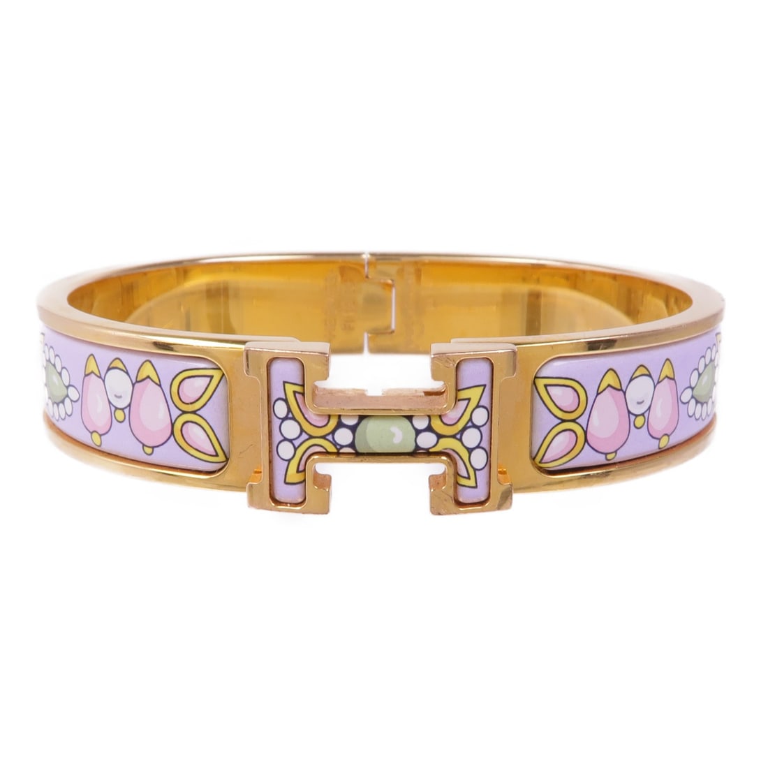 HERMES Multicolor Clic H Bangle Bracelet Accessories: HERMES Multicolor Clic H Bangle Bracelet Accessories This exquisite HERMES Clic H Bangle Bracelet showcases a vibrant multicolor enamel finish, perfect for adding a touch of elegance to any outfit. Cr