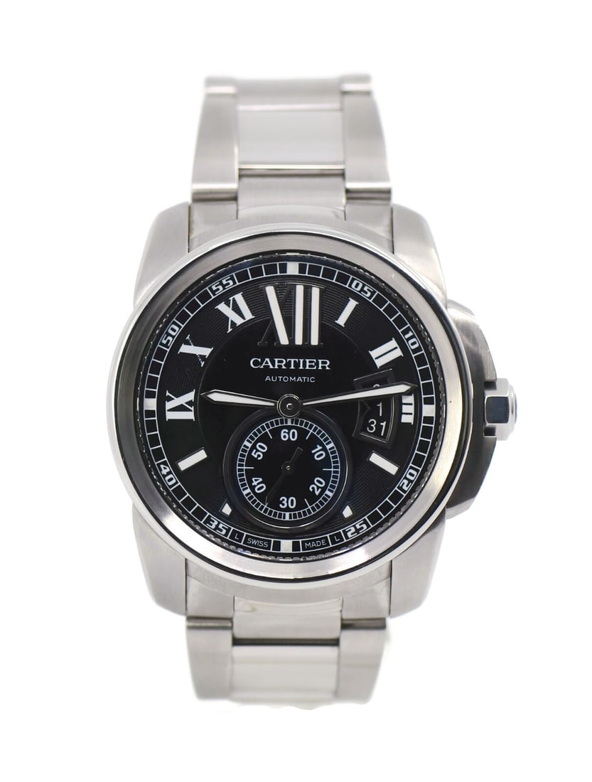 Cartier Calibre de Cartier Stainless Steel Watch W7100016 42mm Authentic Boxed (1 of 5)