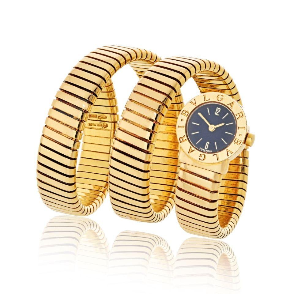 Bvlgari Serpenti Tubogas 18K Yellow Gold Watch Vintage (1 of 5)