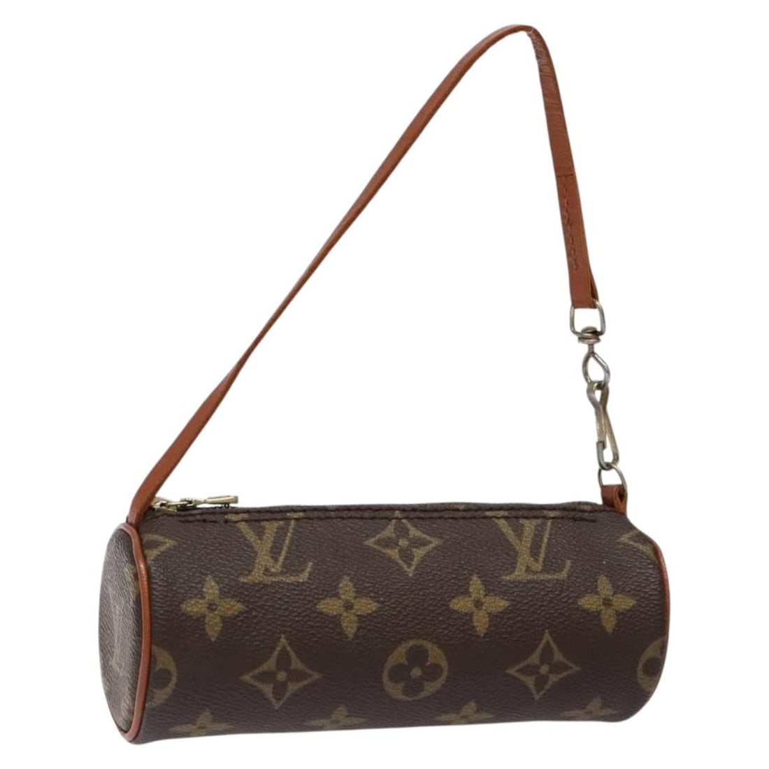 LOUIS VUITTON Monogram Papillon Pouch Authentic LV Style: LOUIS VUITTON Monogram Papillon Pouch Authentic LV Style This authentic LOUIS VUITTON Monogram Papillon Pouch is a stylish accessory crafted from durable Monogram Canvas. It features a classic monogra