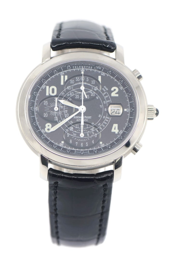 Audemars Piguet Millenary Chronograph Stainless Steel Watch 25897ST (1 of 4)