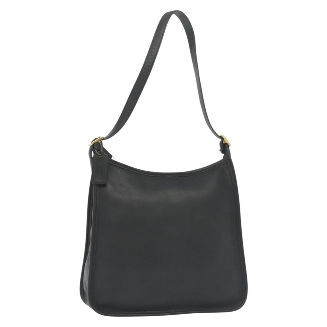 Authentic Coach Black Leather Shoulder Bag Model 141949 USA: Authentic Coach Black Leather Shoulder Bag Model 141949 USA This authentic Coach shoulder bag is crafted from high-quality black leather, offering both style and functionality. With dimensions of appr