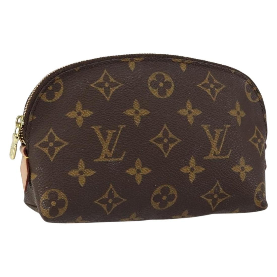 LOUIS VUITTON Monogram Pochette Cosmetic Pouch M43998 Auth Spain: LOUIS VUITTON Monogram Pochette Cosmetic Pouch M43998 Auth Spain The LOUIS VUITTON Monogram Pochette Cosmetic PM Pouch is a stylish and functional accessory, perfect for organizing your cosmetics or d
