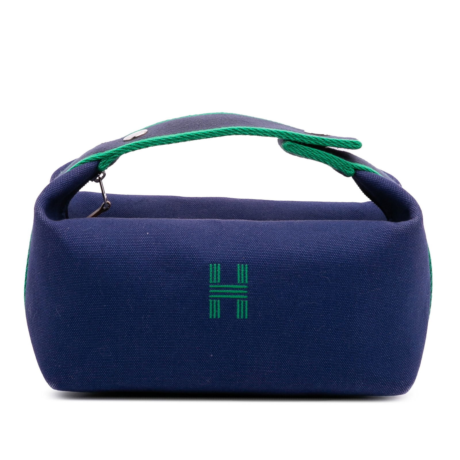 Hermes Small Canvas Bride A Brac Bag in Blue (1 of 10)