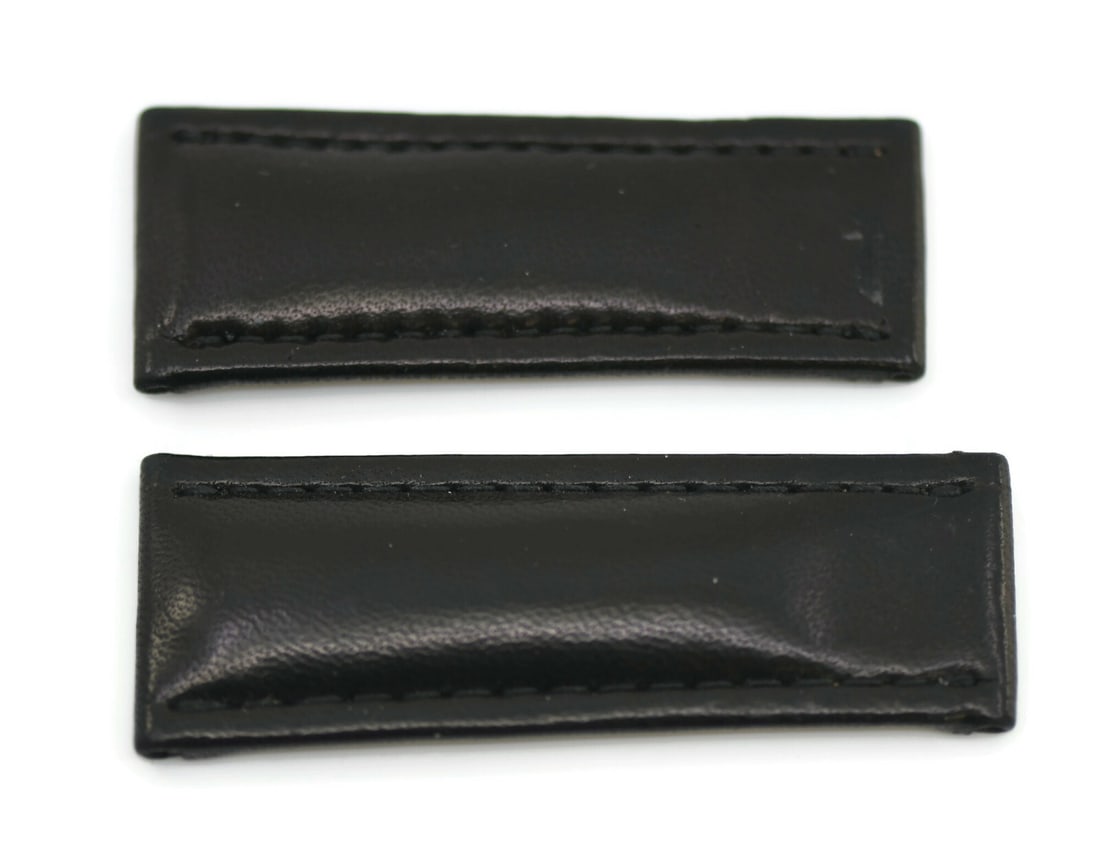 De Grisogono Black Leather Watch Strap 25mm Authentic (1 of 2)