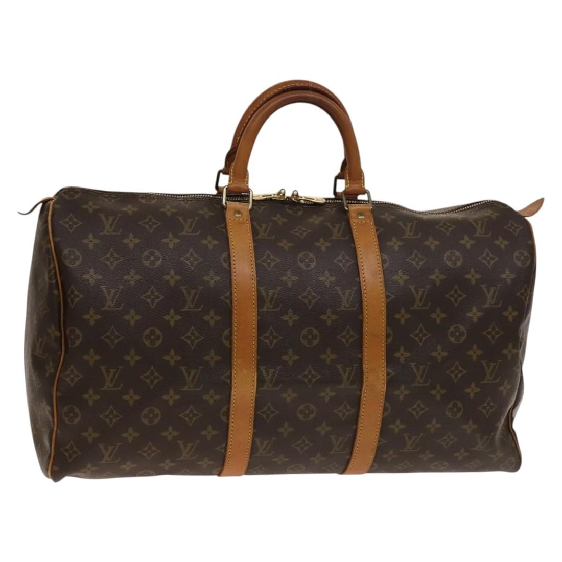 LOUIS VUITTON Monogram Keepall 50 Boston Bag M41426 Vintage Travel Bag: LOUIS VUITTON Monogram Keepall 50 Boston Bag M41426 Vintage Travel Bag This authentic LOUIS VUITTON Monogram Keepall 50 Boston Bag (M41426) is a timeless travel essential, expertly crafted in France.