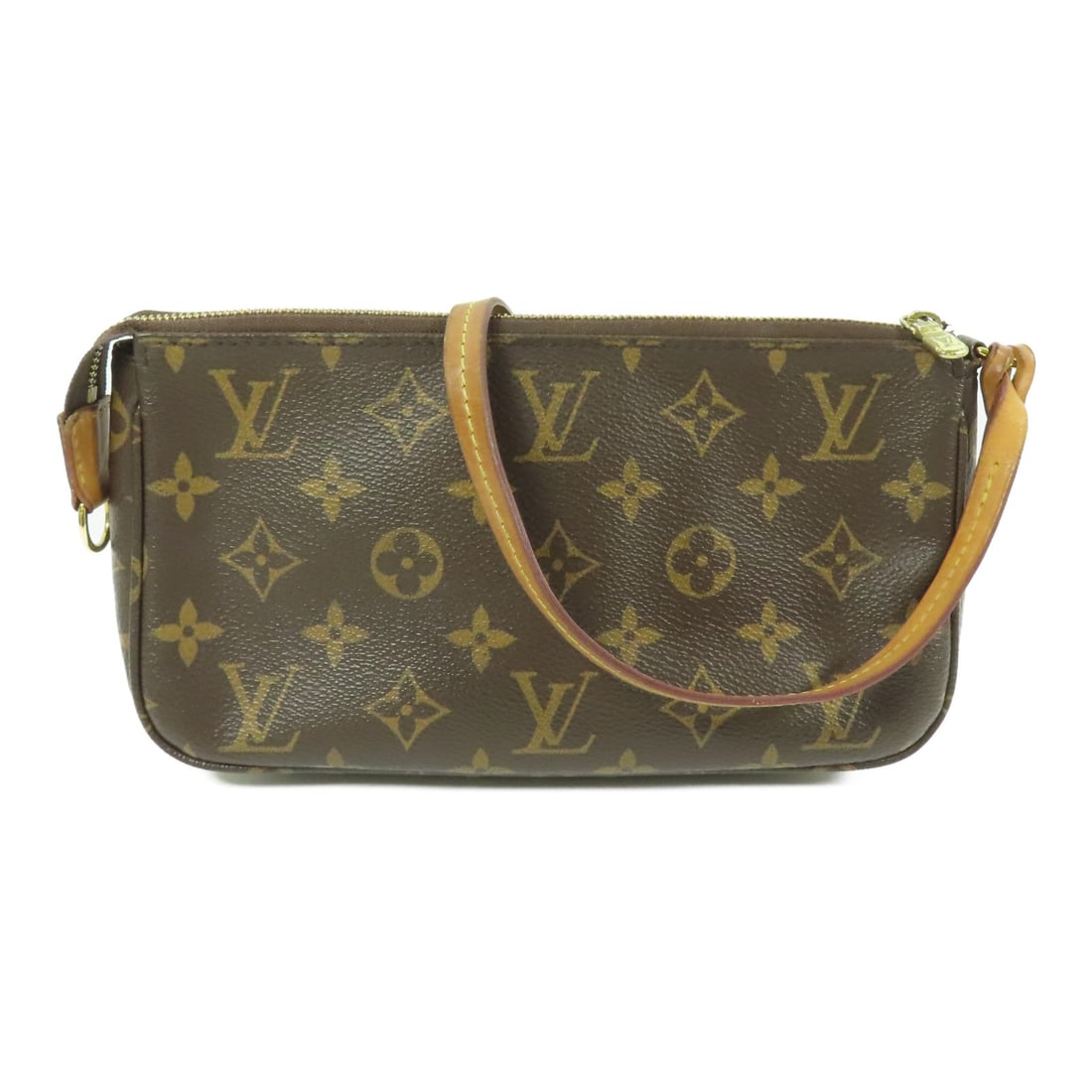 Louis Vuitton Pochette Accessoires Handbag M51980 Monogram Brown Pouch GHW: Louis Vuitton Pochette Accessoires Handbag M51980 Monogram Brown Pouch GHW This Louis Vuitton Pochette Accessoires Pouch Handbag combines style and functionality. Made from durable PVC coated canvas,