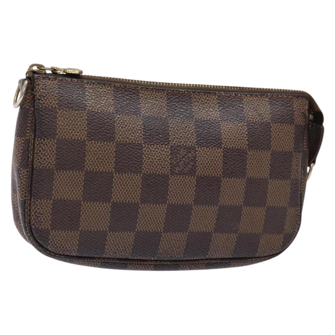 Louis Vuitton Damier Ebene Mini Pochette Accessoires N58009 Authentic Pouch: Louis Vuitton Damier Ebene Mini Pochette Accessoires N58009 Authentic Pouch This LOUIS VUITTON Damier Ebene Mini Pochette Accessoires Pouch is a stylish accessory that showcases the iconic Damier Eben