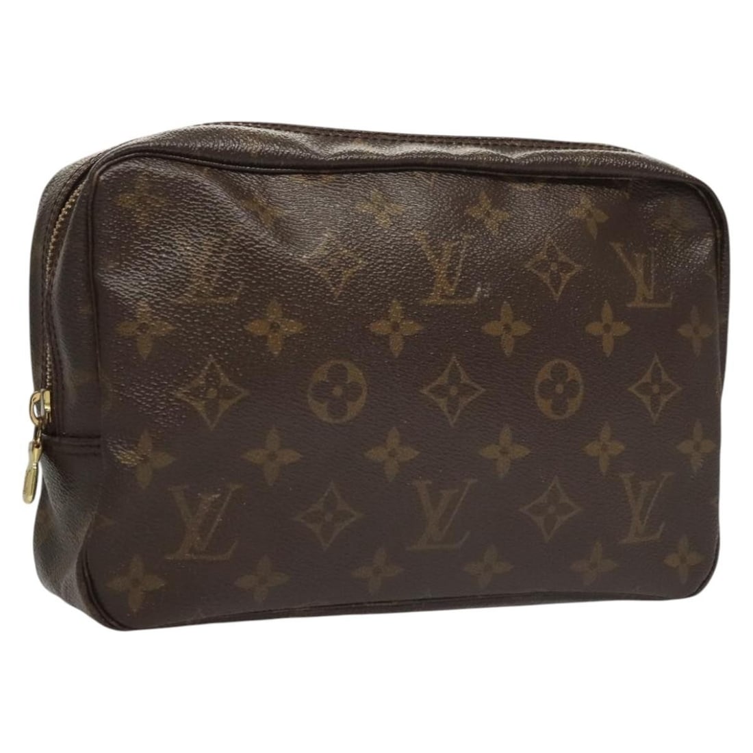 LOUIS VUITTON Monogram Trousse Toilette 23 Clutch Bag M47524 Authentic (1 of 17)
