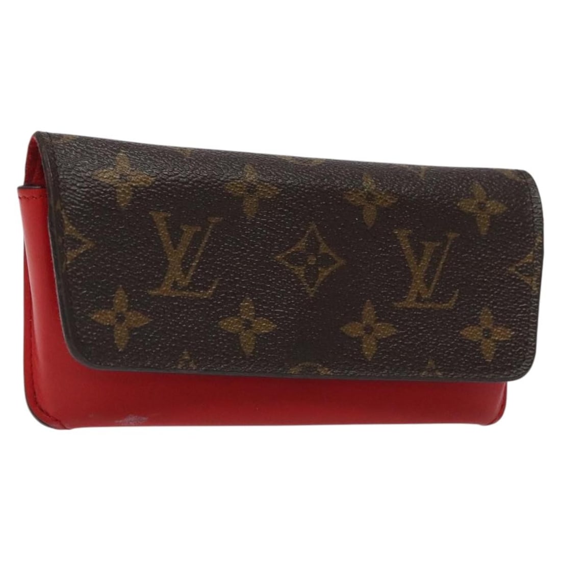 LOUIS VUITTON Monogram GI0372 Woody Glasses Case France: LOUIS VUITTON Monogram GI0372 Woody Glasses Case France This LOUIS VUITTON Monogram Etui Lunette Woody Glasses Case is a stylish and functional accessory crafted from durable Monogram Canvas. The case