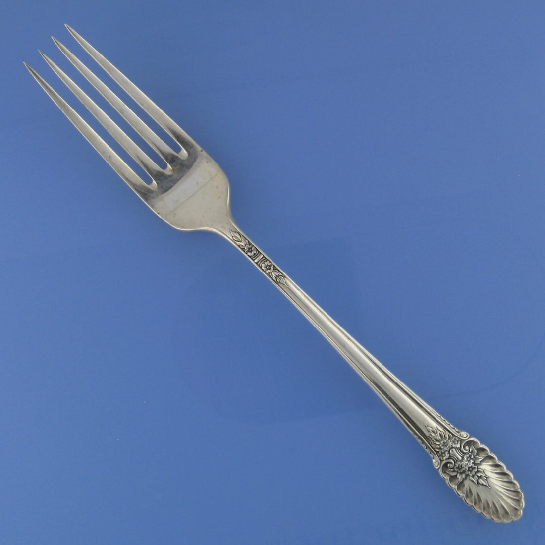 International Riviera Sterling Silver Luncheon Fork 7 1/4 Inch No Monogram (1 of 4)