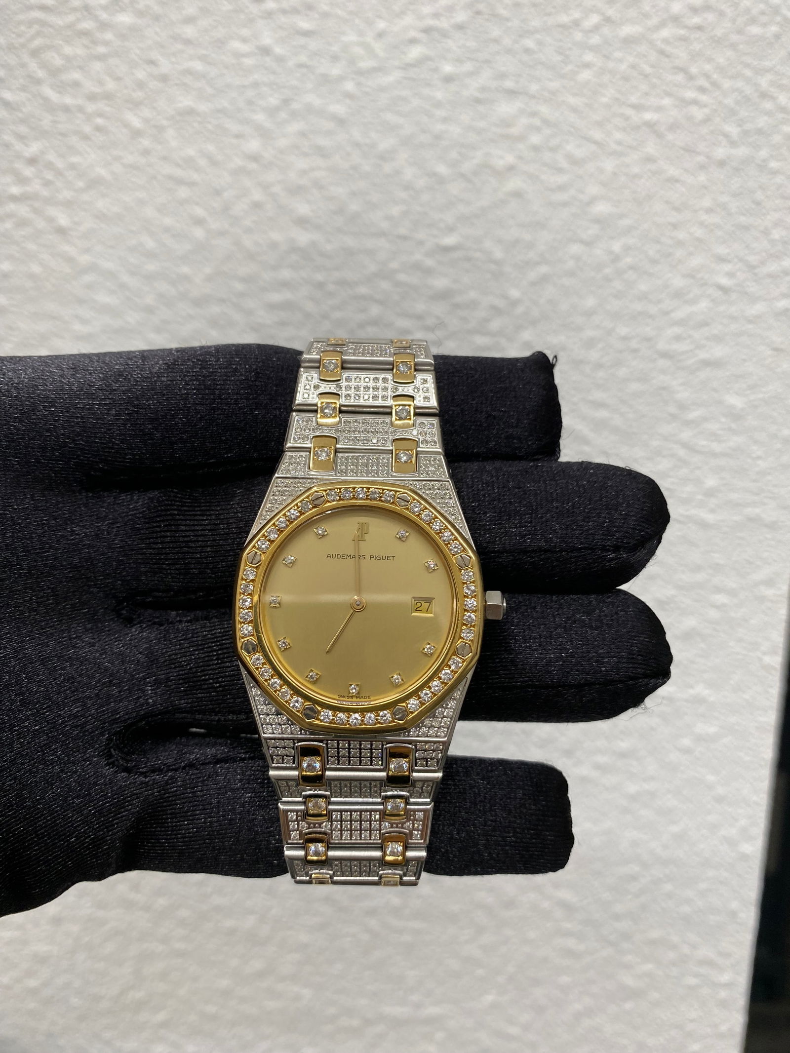 Audemars Piguet Royal Oak Ladies Watch Gold Dial 2 Tone Ref N 305 (1 of 3)