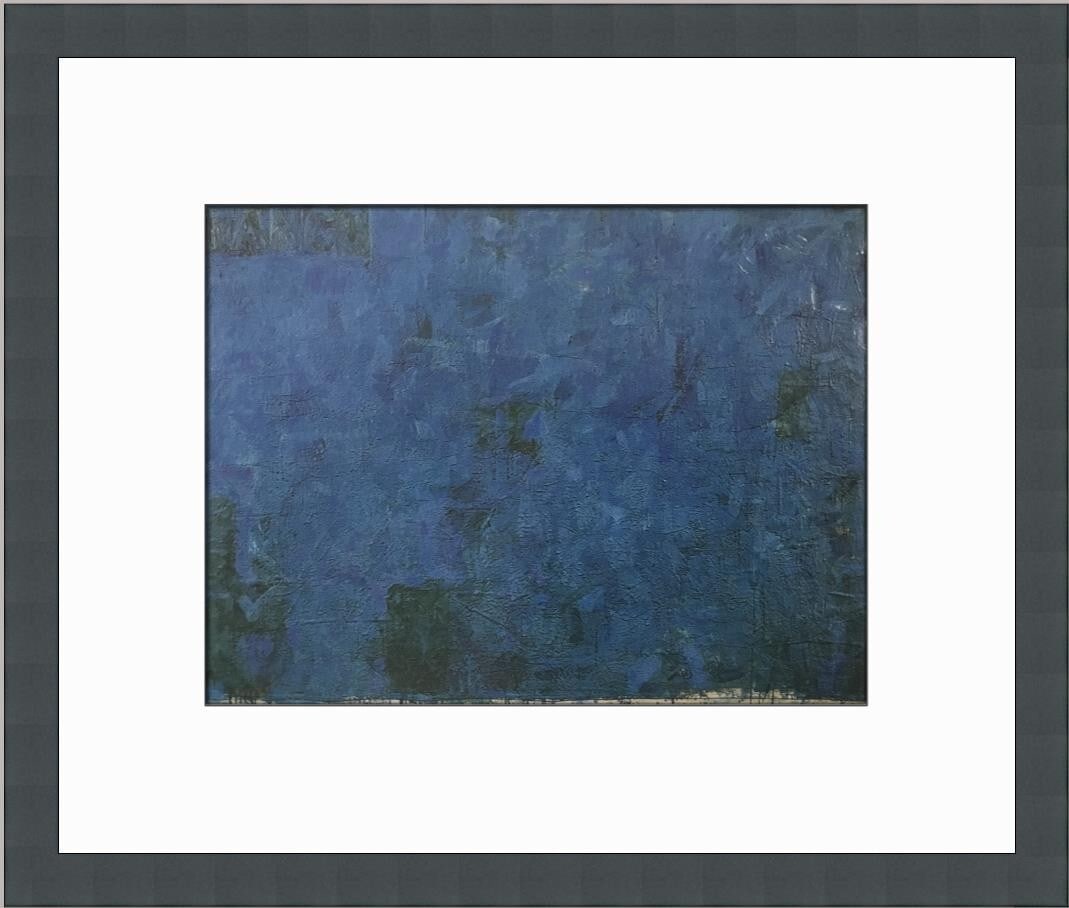 Jasper Johns Tango Custom Framed Lithography Print 15 x 13: Jasper Johns Tango Custom Framed Lithography Print 15 x 13 This stunning custom framed print titled 'Tango' by renowned artist Jasper Johns showcases a captivating blend of Abstract Expressionism and