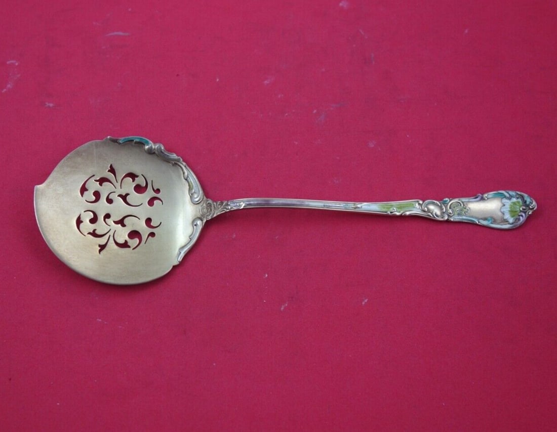 Gorham Hanover Sterling Silver Tomato Server 8 1/4 inch Enameled (1 of 2)