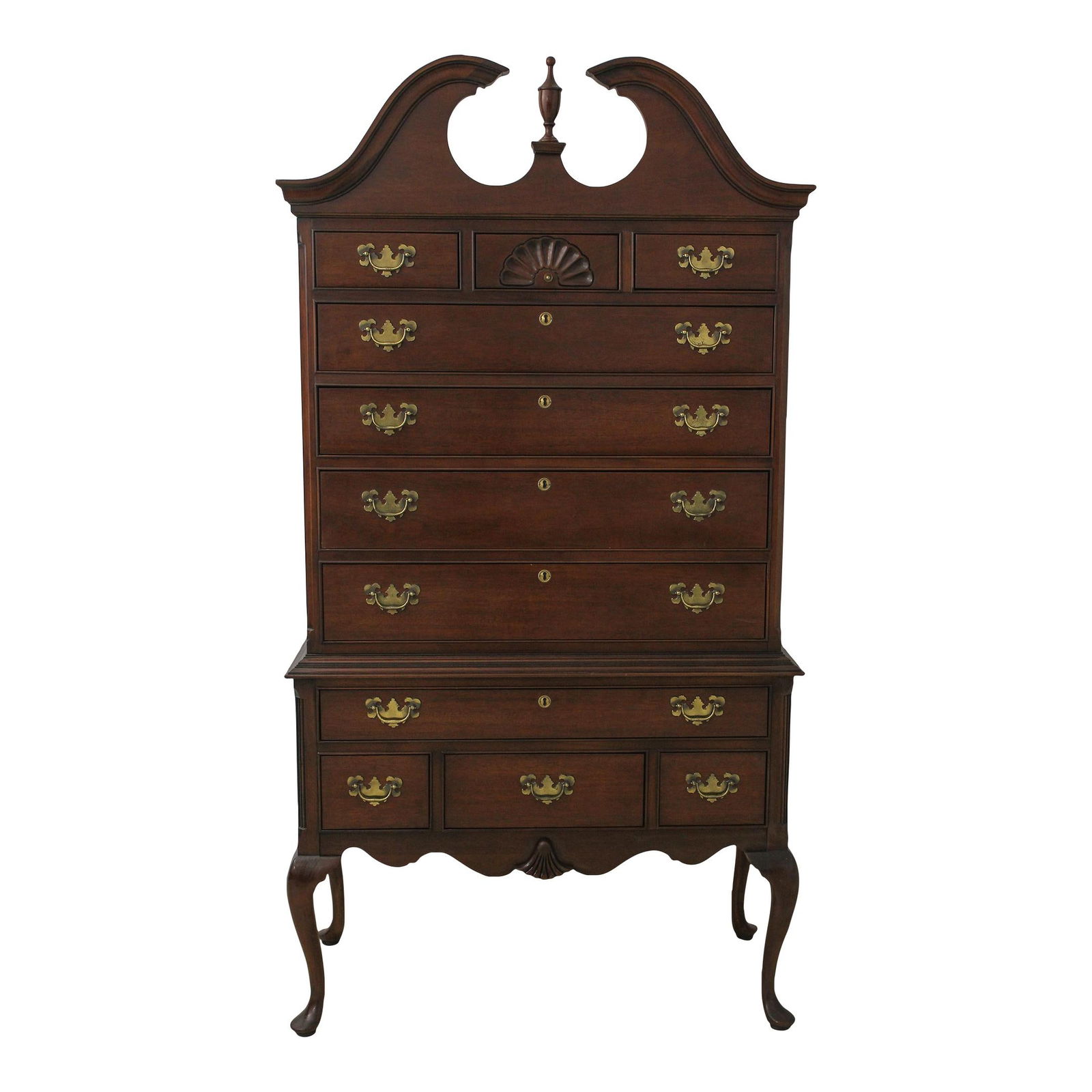 Hickory Chair Co Mahogany Highboy Chest Historic James River Collection (1 of 10)
