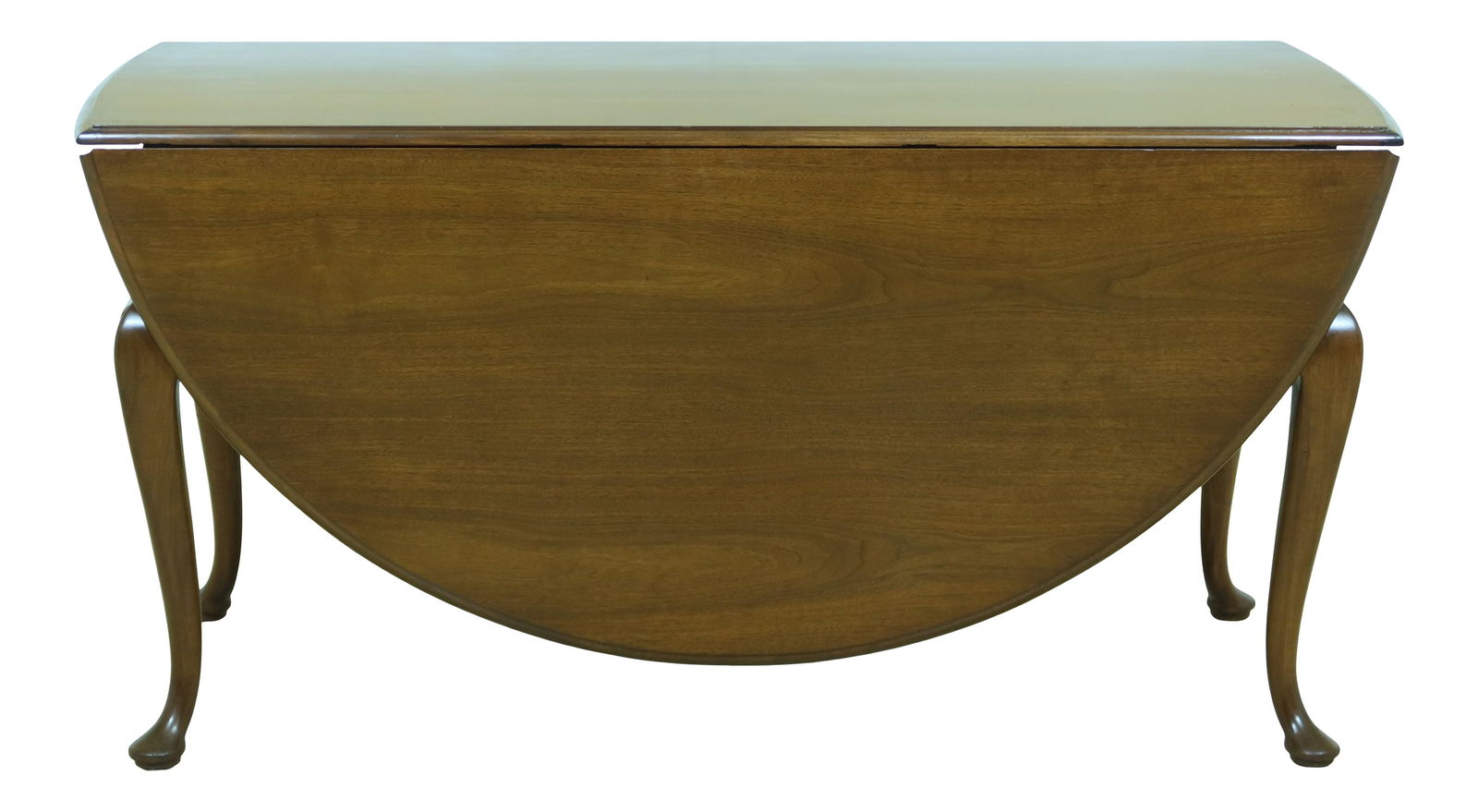 Elegant Robert Whitley Solid Walnut Drop Leaf Dining Table 40 Years Old (1 of 10)