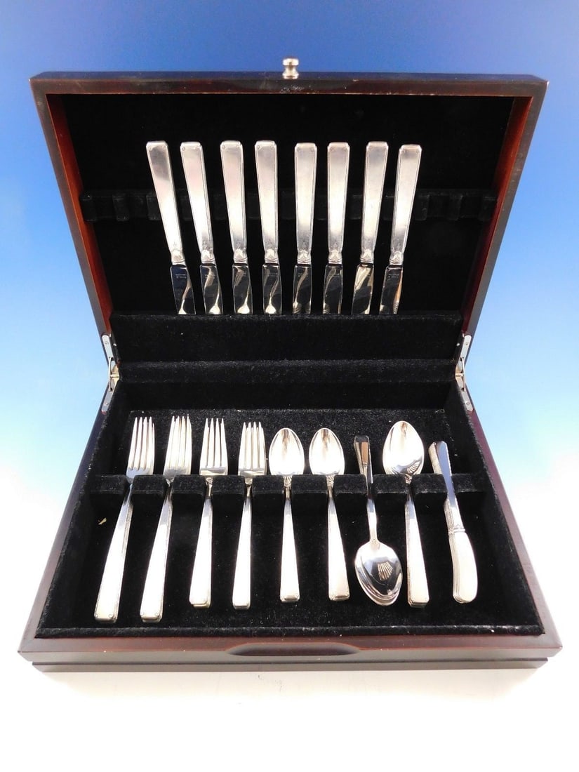 Towle Old Lace Sterling Silver Flatware Set for 8 48 Pieces (1 of 5)