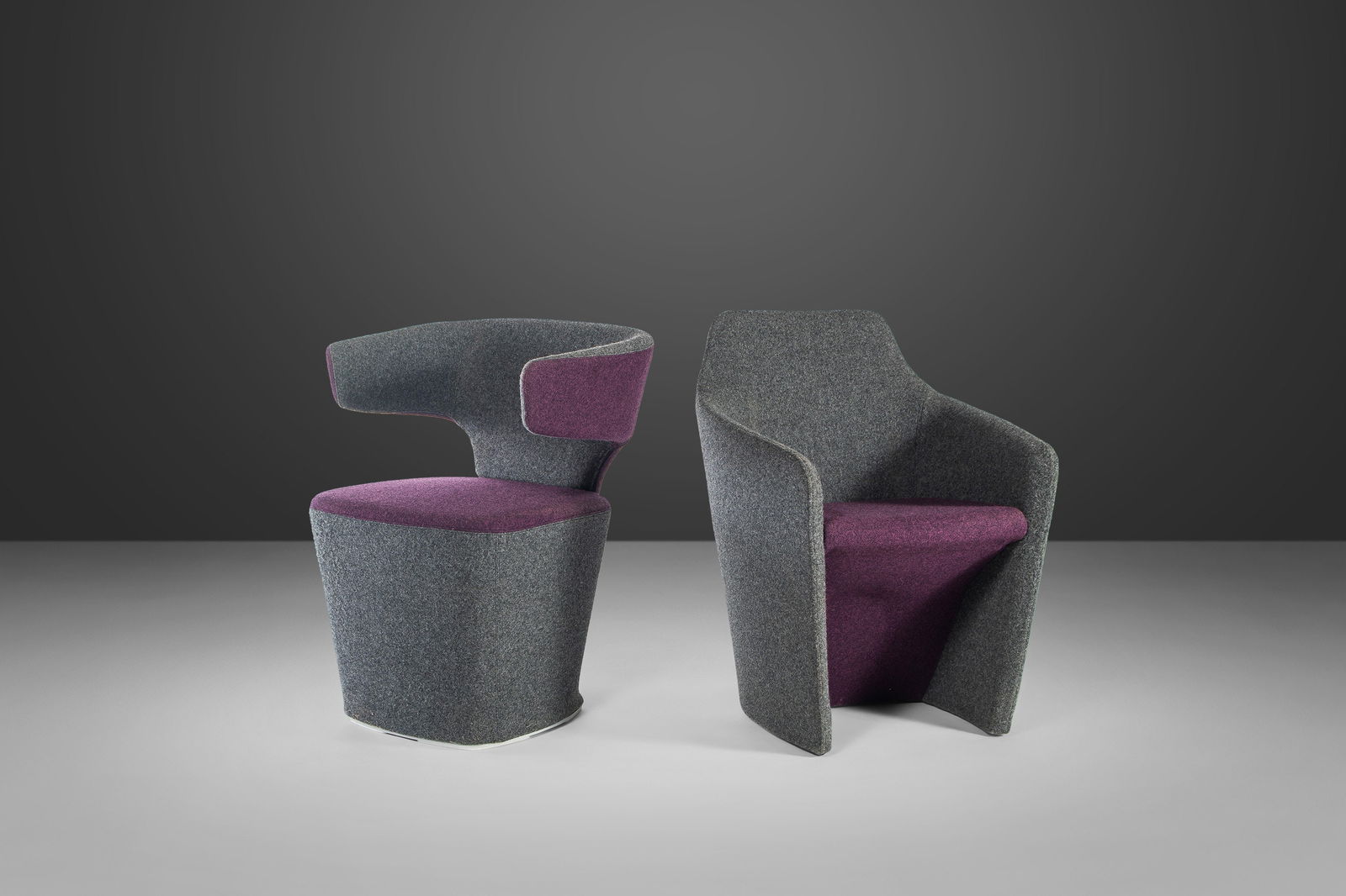 Allermuir Set of 2 Bison Venus Lounge Chairs 1990s UK Modern Design (1 of 10)