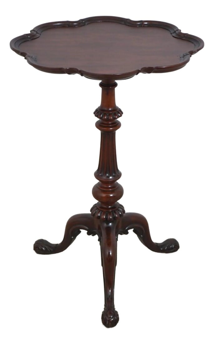 Vintage English Mahogany Occasional Table C.1900-1920 Hand Crafted (1 of 10)
