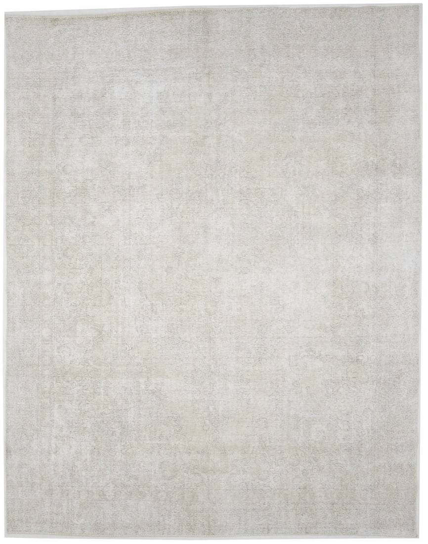 Vintage Floral Hand-Knotted Wool Oriental Rug 9'2 x 11'6 (1 of 14)